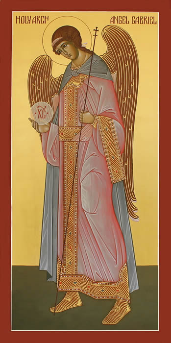 Iconostas Holy Archangel Gabriel by Anna Gouriev-Pokrovsky