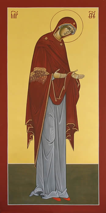 Iconostas Most Holy Theotokos Deisis by Anna Gouriev-Pokrovsky