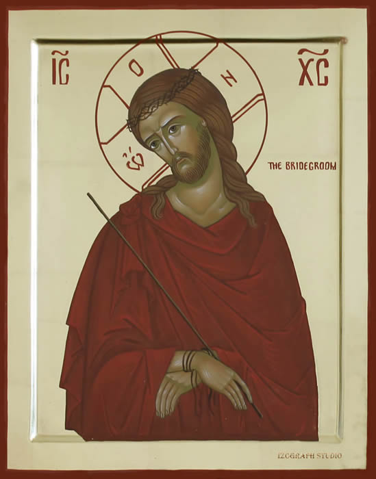 Icon of Christ-the-Bridegroom by Anna Gouriev-Pokrovsky