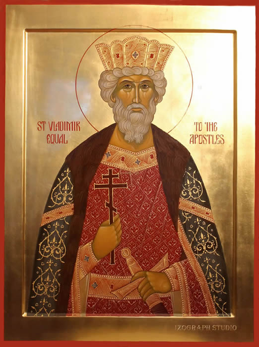 Icon of Mothe-of-God-of-Vladimir by Anna Gouriev-Pokrovsky