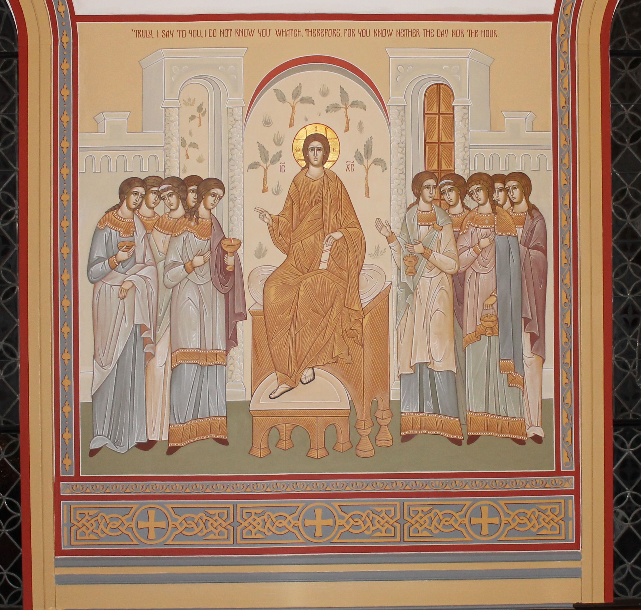 Parabel of the Ten Virgins - St. Nicholas Orthodox Church Salem MA by Anna Gouriev-Pokrovsky