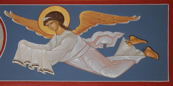 Angel (detail 1) by Anna Gouriev-Pokrovsky