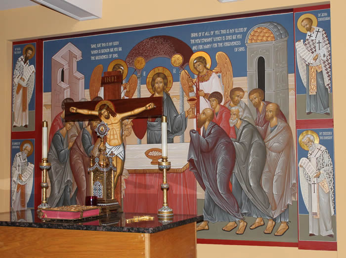 Communion of the Apostles by Anna Gouriev-Pokrovsky