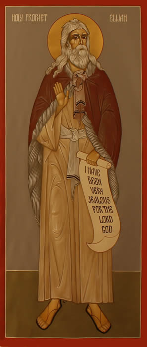 Holy Prophet Ilijah by Anna Gouriev-Pokrovsky