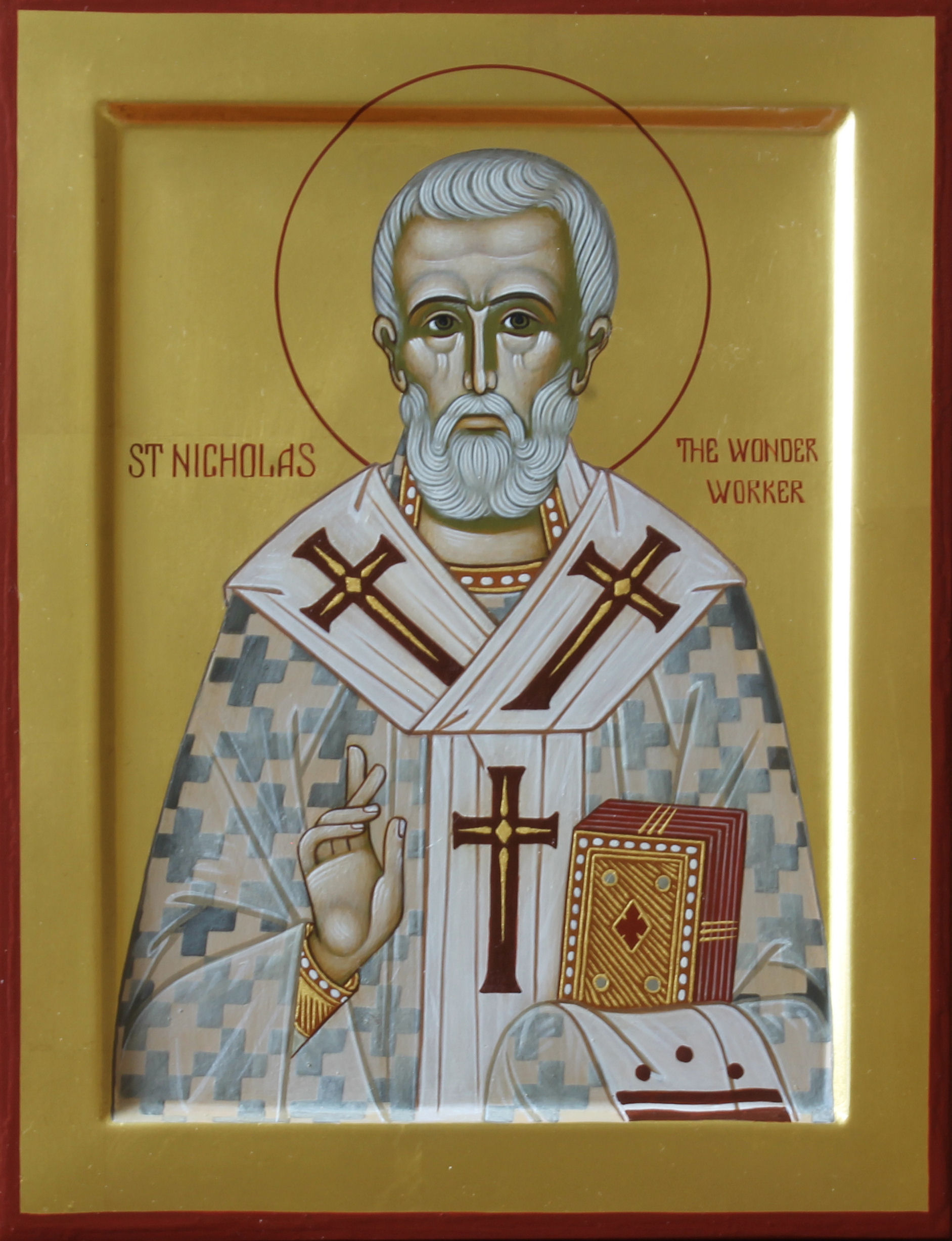 St Nicholas by Anna Gouriev-Pokrovsky